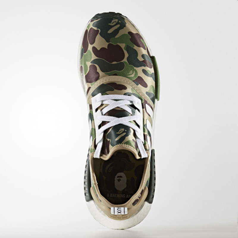 Adidas nmd best sale bape green camo